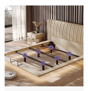 Итальянская минималистичная кровать-шкатулка с обивкой из натуральной кожи высшего качества, размера «<span class=keywords><strong>king</strong></span>-<span class=keywords><strong>size</strong></span>», со скрытым хранилищем для главной спальни - Product Image 6