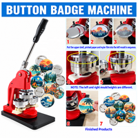 Mesin Pembuat Pin Badge Bulat Baja Manual Tanpa Cetakan, Mesin Pembuat Pin, Hadiah yang Dapat Dipersonalisasi
