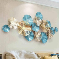 Nouvelle conception, grande taille, ornement mural en métal 3D pour la maison, art mural en métal en forme de fleur, décoration murale en métal pour le salon