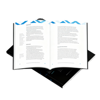 Service d'impression de brochures personnalisées avec couverture rigide biodégradable et écologique, impression offset avec logo personnalisé, papier recyclé