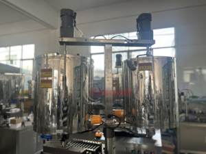 ماكينة تعبئة وتغطية خط إنتاج إزالة القوالب والشفاه من السيليكون الأوتوماتيكية وملء وتغطية خط أحمر الشفاه بالتبريد - Product Image 3