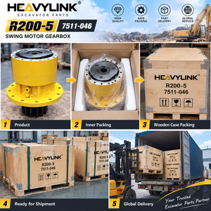 ชุดเกียร์มอเตอร์สวิง Hyundai R200-5 รุ่น 7511-046 ชุดเกียร์ลดความเร็วสวิงสำหรับรถขุด - Product Image 5