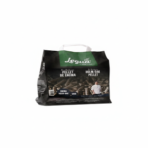 Legua Fabriqué en Espagne Pellet sec naturel 3Kg Prix fiable Certifié Iso Bois de chêne vert facile à utiliser pour barbecue - Product Image 2