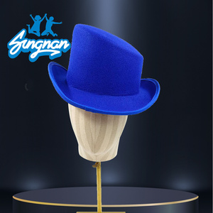 Accessoire de tour de magie accessoire de scène cirque chapeau de fête drôle chapeau haut de forme pliable de Magicia noir - Product Image 6