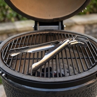 Accessoires de barbecue en maille d'acier inoxydable réutilisables, résistants à la chaleur, faciles à nettoyer, antiadhésifs, pour barbecue au charbon de bois Kamado
