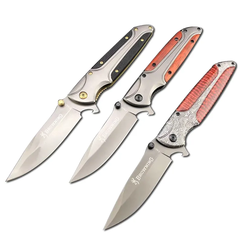 Factory wholesale 3 color choose Multifunction outdoor folding pocket knife for hunting camping
