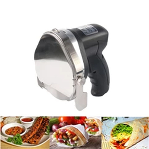 Rebanadora eléctrica de 220V, <span class=keywords><strong>cuchillo</strong></span> de acero inoxidable para <span class=keywords><strong>carne</strong></span> de Shawarma Kebab con hoja y piedra de afilar - Product Image 3