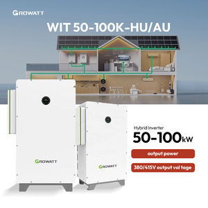Трехфазная гибридная система Growatt 100 кВт, система хранения энергии 512 В 665,6 В, гибридная система хранения солнечных батарей, 50 кВт - Product Image 1