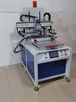 Machine d'impression sérigraphique à plat semi-automatique pour panneaux de commande industriels, panneaux routiers et sérigraphie sur surfaces planes