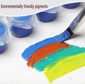 Bộ tranh tô màu theo số phong cảnh, tranh tự làm, tranh sơn dầu, tranh tô màu theo số dành cho trẻ em và người lớn để trang trí nhà cửa - Product Image 4