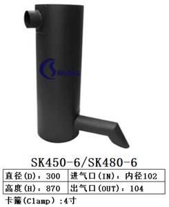 ליצרן משתיקי קול של קובלקו SK450-6/SK480-6, 20 שנות ניסיון, סיטונאי, יצרן מקורי (OEM), יצרן עיצוב מקורי (ODM), משתיקי קול למחפרים, גנרטורים ודחפורים. - Product Image 2