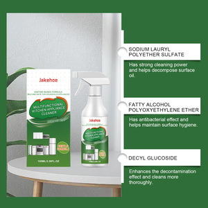 Hochwertiger Sanfter Reiniger für Ölflecken und Schmutz JAKEHOE Multifunktionaler Küchengeräte-Reinigungsspray - Product Image 3