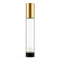 Flacon vaporisateur de parfum vide personnalisé de 35 ml, style stylo, rechargeable, avec capuchon doré, vente en gros, logo personnalisé