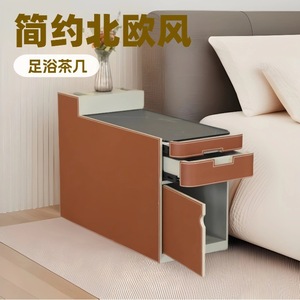 Massage Table With Storage Drawer Multi Functional Coffee Table For Beauty Salon And Home Use Minimalist Nordic Style - Product Image 4