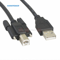Grosir Kabel Data AM Ke BF Kabel Printer USB 2.0 dengan Sekrup Tetap 1M/1.5M/3M/5M