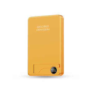 LF15B พาวเวอร์แบงค์ออลอิ<span class=keywords><strong>น</strong></span>วั<span class=keywords><strong>น</strong></span>อะลูมิเนียมพร้อมขาตั้ง จอแสดงผลดิจิตอล บางเฉียบ ชาร์จเร็วแบบไร้สาย 5000mah 10000mah - Product Image 1