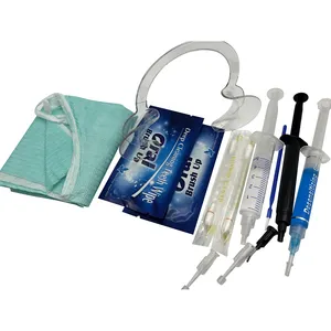 Clinique dentaire kit de blanchiment des dents professionnel 35% peroxyde hydrogène gel de blanchiment des dents kit de formation de blanchiment des dents