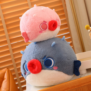 Cuddle Fugu Balloonfish almohada de peluche puercoespín pez globo juguetes de peluche Pink Globefish Soft Blow <span class=keywords><strong>Fish</strong></span> muñecas regalos para niños - Product Image 3
