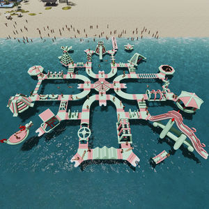 Parcours d'obstacles intérieur/extérieur, piscines gonflables en PVC et toboggans aquatiques pour adultes, usage commercial, équipement scolaire - Product Image 1