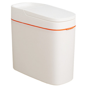 Smart Waste <b>Bin</b> 13L 15L Oval Flip Top <b>Sensor</b> Lid For <b>Kitchen</b> Bathroom Bedroom Living Room Home Use - Product Image 5