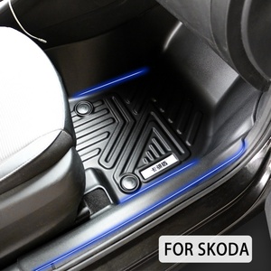 Tapis de sol de voiture 5D en TPE sur mesure pour Skoda Karoq, vente en gros d'usine - Product Image 3
