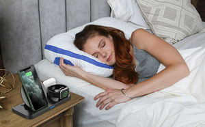 Station de charge sans fil Pad Fast Charging Stand pour iPhone <span class=keywords><strong>XS</strong></span> 11 11PRO 11PRO <span class=keywords><strong>MAX</strong></span> pour <span class=keywords><strong>Airpods</strong></span> IWatch Universal Mobile Phone Hol - Product Image 5