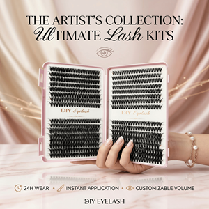Kit de 640 bouquets de cils doux et moelleux à faire soi-même, mélange assorti 20D/40D/60D/80D, livre de cils individuels à 32 rangées, vente en gros - Product Image 5