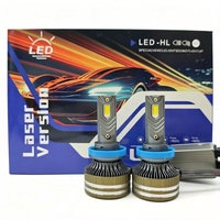 Luces LED H4 de Alta Potencia para Auto, Marca IKAS, Focos LED H4 H7 H11 9005 9006, Faros Delanteros LED de 130W 30000LM