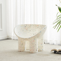 ModHomi Nouvelle chaise seau écologique pour enfants tabouret en plastique PE chaises confettis en forme de jambe d'éléphant