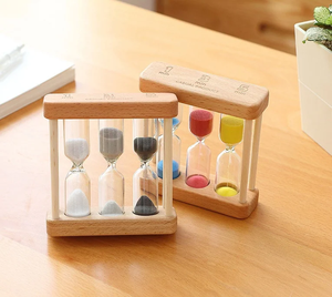 Timer da Tè in Legno 3 in 1 con Clessidra da 1, 3 e 5 Minuti, Vendita all'Ingrosso dalla Fabbrica - Product Image 6