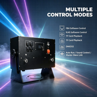 Projecteur laser d'extérieur étanche IP65 100W 150W RGB avec animation pour contrôle FB4 Pangolin ILDA, idéal pour discothèque et aménagement paysager