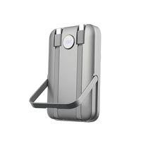 Chargeur sans fil magnétique pliable OEM 3 en 1 haute capacité 10000 mAh avec câbles intégrés, charge rapide 27W Type-C