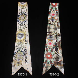 Baru Dua Sisi <span class=keywords><strong>Tarot</strong></span> Bunga Matahari Cetak Tas Dasi Pegangan Menghias Syal Sutra Imitasi dengan <span class=keywords><strong>2</strong></span> Warna - Product Image 5