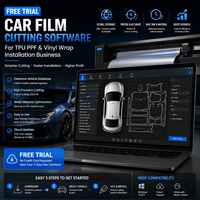 Software de Corte de Película Inteligente para Automóviles, para TPU, PPF y Vinilo, con Patrones Globales de Vehículos, Prueba Gratuita