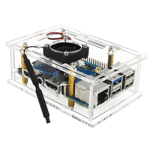 ORANGE Pi 5 Pro บอร์ดผลิต A_OPI5ProCase_01อะคริลิค, เคสพัดลมระบายความร้อนพัดลมระบายความร้อนอะแดปเตอร์ไฟฟ้าการศึกษา - Product Image 2