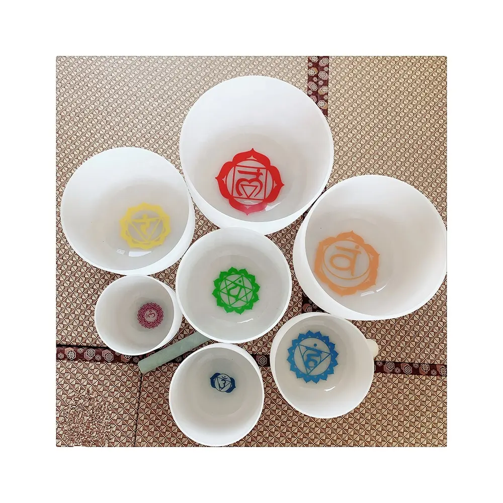 wholesale crystal singing bowls quartz bowls for meditation sound healing yoga therapy