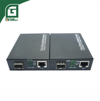 GETEKnet OEM Mini Convertidor de Medios Ópticos SFP Industrial de 10/1000Mbps Ethernet Fibra Gigabit 10G Monomodo