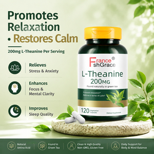 Nouveauté Shecome L-Théanine 200 mg Complément Alimentaire Soutien à la Santé du Système Nerveux 120 Capsules de L-Théanine - Product Image 2