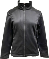 Haute qualité patinage artistique formation porter enfants filles Performance vestes noir chaud polaire patinage sur glace rouleau tenues pour les femmes