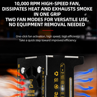 Ventilateur de refroidissement rapide Qianli MEGA-IDEA Taichi Max Turbo-Cooling pour téléphone, séchage UV 2-en-1, ensemble d'extraction de fumée pour réparation et entretien