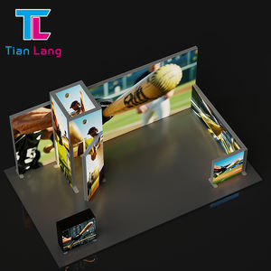 Free-standing SEG Fabric Lightbox for <b>Shopping</b> Mall Custom <b>LED</b> Backlit <b>Light</b> Box Trade Show Booth Display - Product Image 2
