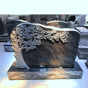 Hot Sale Granite Tree Carving Monument Headstone Designs - Product Image 1