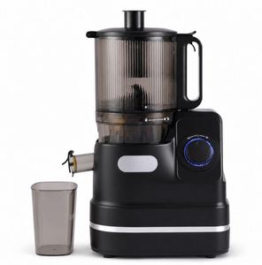 Extracteur de jus lent électrique avec lame en acier inoxydable, moteur DC, fonction de marche arrière, utilisation domestique, fonctionnement en anglais - Product Image 1