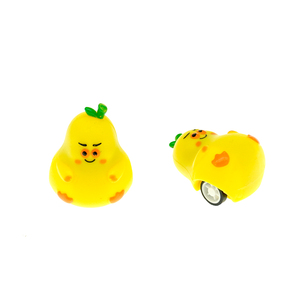 Juguete de Coche de Fricción con Forma de Pera de <span class=keywords><strong>Dibujos</strong></span> <span class=keywords><strong>Animados</strong></span> para Niños, Vehículo de Juguete Novedoso con Diseño de Frutas, Serie Familiar de Frutas, Paquete a Granel al por Mayor - Product Image 3