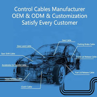 Câble de tringlerie de changement de vitesse automatique OEM personnalisé le plus vendu XC3Z7E395CA & 52107846AJ câble de transmission push-pull de Chine