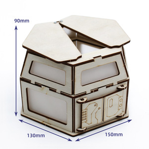 Kit de jouets éducatifs en bois Dsq Mars Base Series Airlock Transition Module pour enfants, expérience scientifique 7-9 ans - Product Image 2