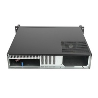2U 4 Hot Swap Bays 19 pulgadas Montaje en rack Industrial Pc Chasis Mini Itx Server Chasis