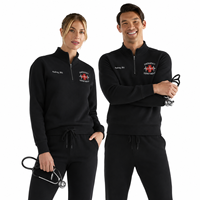 Sweat-shirt à col zippé personnalisé brodé pour le service d'urgence – Veste d'infirmière d'USAP personnalisée – Écologique – Hiver/Automne/Printemps