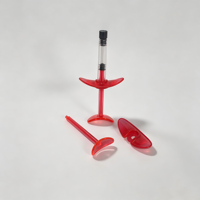 Conteneur COP incassable de 1 ml, piston translucide codé par couleur et piston en caoutchouc à joint hermétique pour marque privée haut de gamme