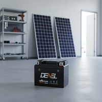 Batterie au plomb sans entretien activée en usine pour le démarrage de moto 12V4AH